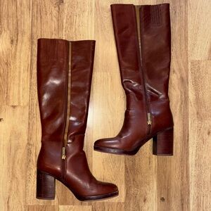 Genuine leather heeled boots by Franco Sarto
